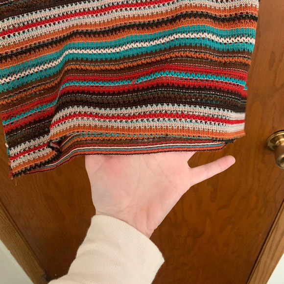 ZARA Knit Multi-Colored Blouse - Picture 6 of 6